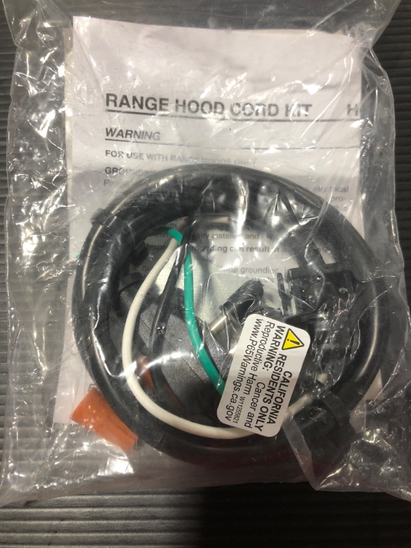 Photo 2 of 3 ft. Range Hood Power Cord
