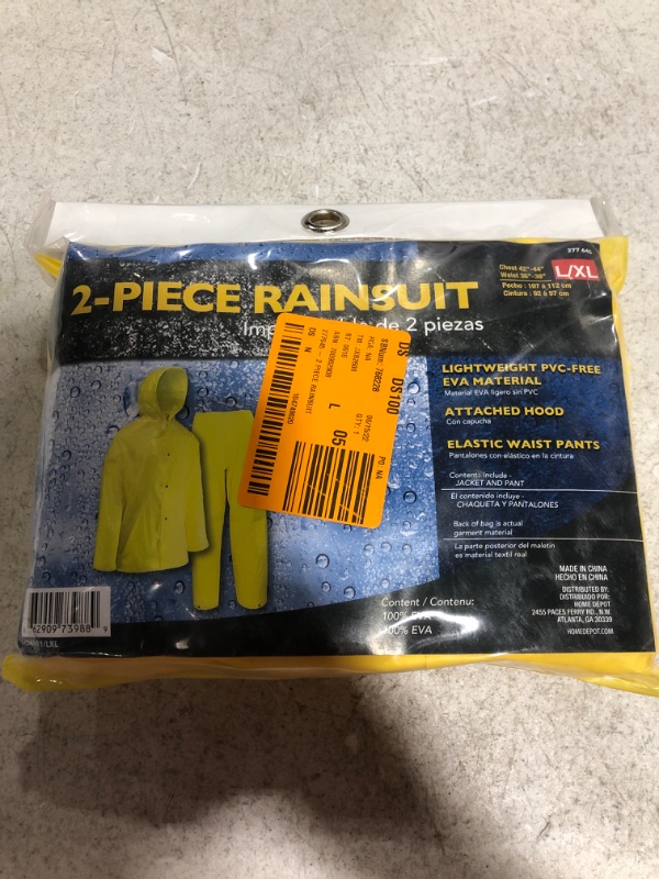 Photo 3 of 2-Piece L/X-Large Rain Suit
