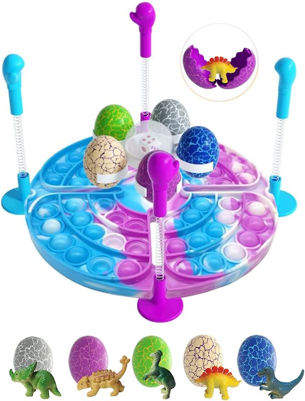 Photo 1 of Pop Kids Toys Its Dinosaur Eggs Games Easter Toys Games for Boys Girls Gifts It Party Favors for Kids Adults Autism ADHD Stress Relief, Silicone Push Bubble Sensory Toys (B)
