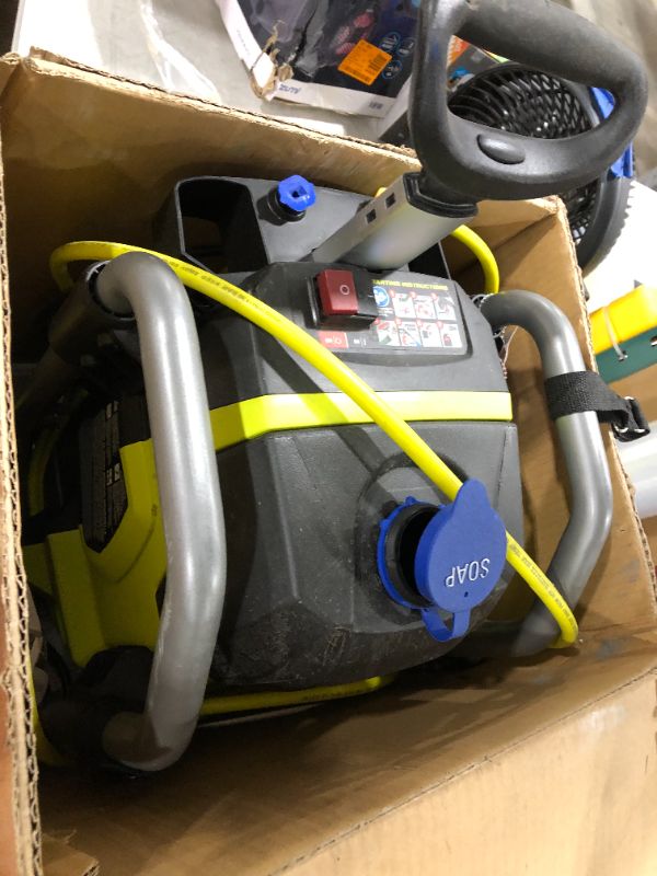 Photo 1 of 2000 PSI 1.2 GPM Cold Water Electric Pressure Washer -motor runs but does not spray-
