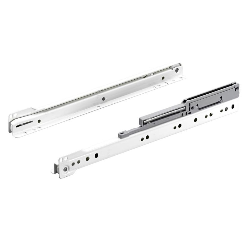 Photo 1 of 22 in. Bottom Mount Drawer Slide with Soft Close Set 1-Pair (2 Pieces)
