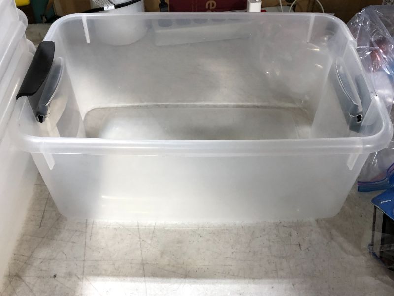 Photo 1 of 18-Qt. Latch Storage Box
***COMES WITHOUT LID**