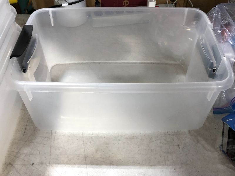 Photo 2 of 18-Qt. Latch Storage Box
***COMES WITHOUT LID**