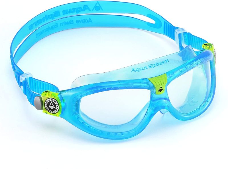 Photo 1 of Aquasphere Seal Kids II (Ages 3+) Unisex Swimming Goggles | Made in Italy | - Wide Vision, E-Z Adjust, Anti Scratch, Fog Resistant, Leak Free Hypoallergenic Seal
