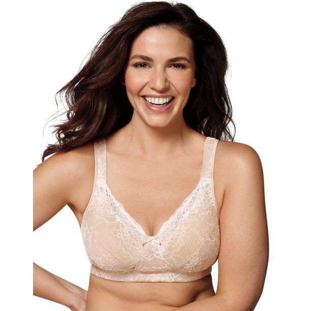 Photo 1 of Bra Playtex 38c Gorgeous Lift E515 Soft Taupe Wire Free Shoulder Comfort 18 Hour