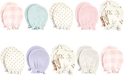 Photo 1 of Hudson Baby Unisex Baby Cotton Scratch Mittens
