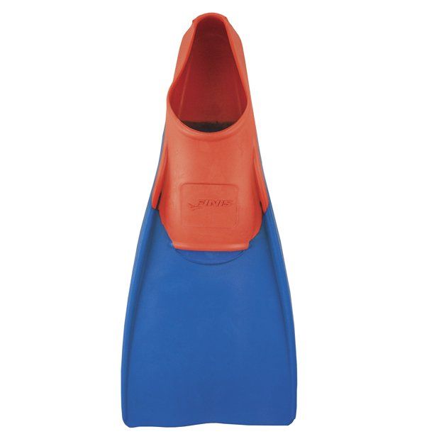 Photo 1 of FINIS Long Floating Fin, Medium, Red and Blue---  size us 5-7
