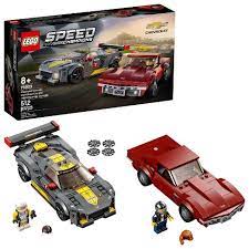 Photo 1 of LEGO Speed Champions Chevrolet Corvette C8.R Race Car and 1968 Chevrolet Corvette 76903 Building Toy

