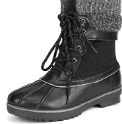 Photo 1 of DREAM PAIRS Women's Mid Calf Waterproof Winter Snow Boots--- size 10
