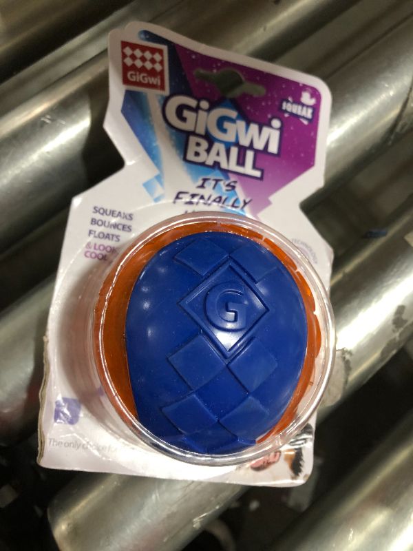 Photo 2 of Gigwi Squeaker Ball Dog Toy Medium 
