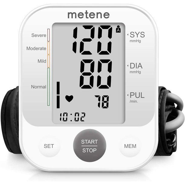 Photo 1 of Metene Blood Pressure Monitor Upper Arm BP Cuff Machine, Accurate Automatic High Blood Pressure Machine Kit, Pulse Rate Monitor for Home Use
