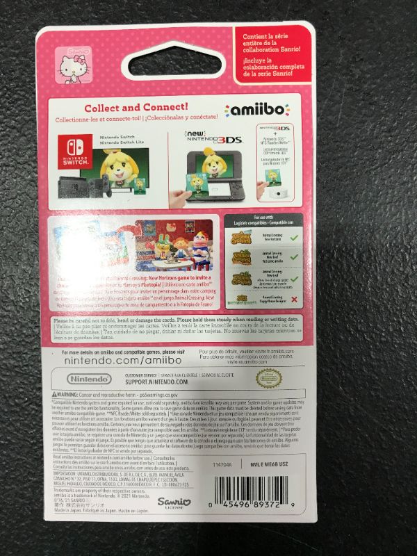 Photo 3 of Nintendo Amiibo-- Animal Crossing New Horizon-- Sanrio Collaboration Exclusive Pack!!!