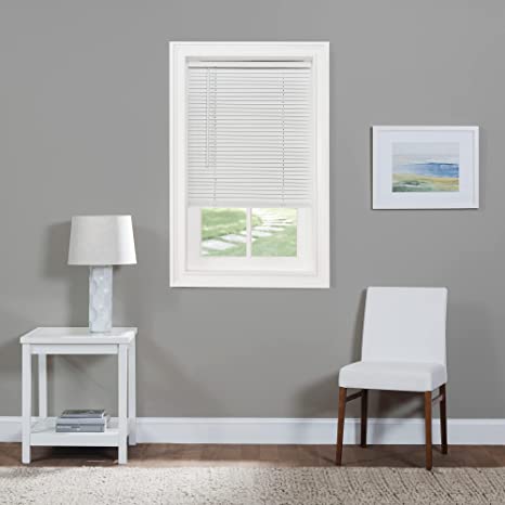 Photo 1 of Achim Home Furnishings Cordless GII Morningstar 1" Light Filtering Mini Blind 46x48 - White
