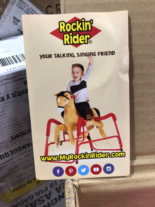 Photo 1 of Rockin' Rider Candy 2-in-1 Pony Ride-on
