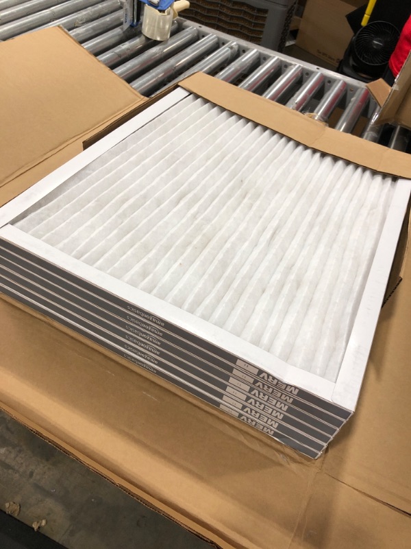 Photo 2 of Amazon Basics Merv 11 AC Furnace Air Filter - 20'' X 25'' X 1'', 6-Pack
