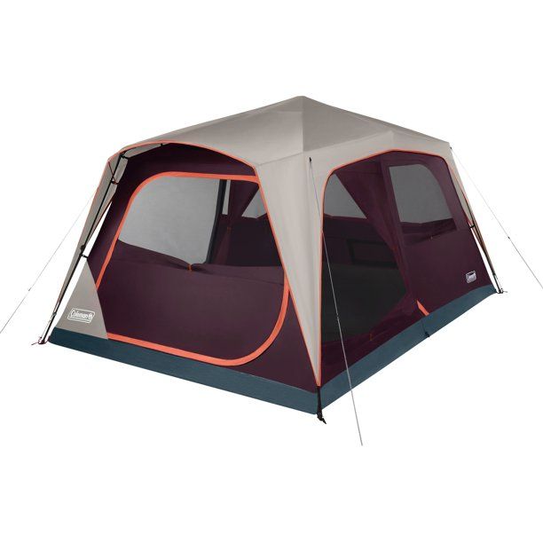 Photo 1 of Coleman Skylodge 10-Person Instant Camping Tent, Blackberry
