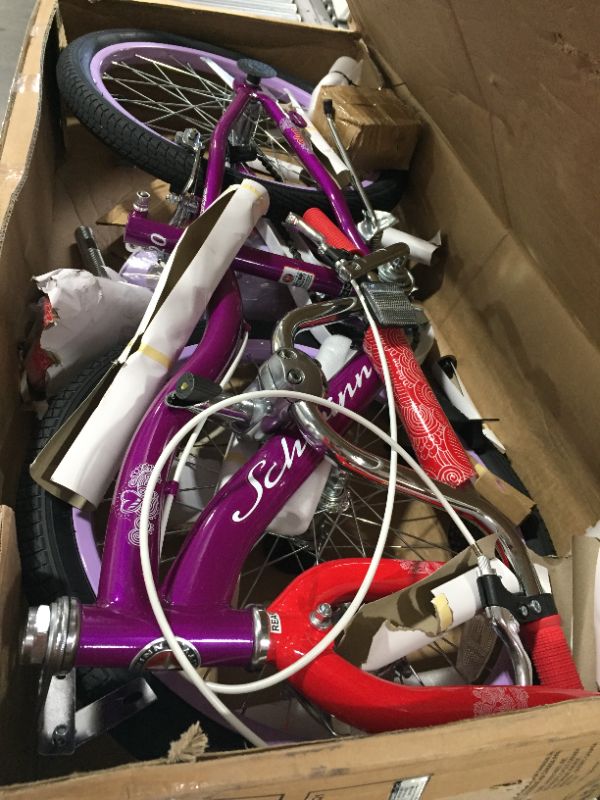 Photo 2 of Schwinn Elm Bike for Girls and Toddlers,  20" Wheels, for Kids Ages 2 and Up, Pink, Purple or Teal, Training Wheels, Adjustable Seat
