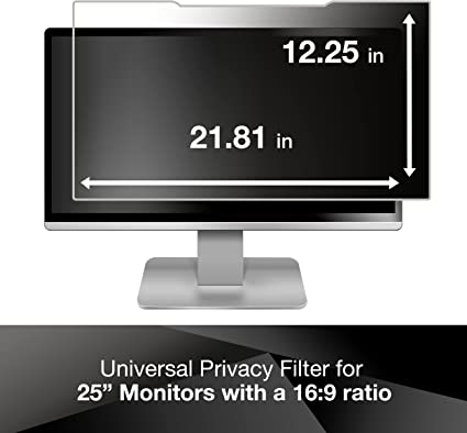 Photo 1 of 3M Privacy Filter for 25" Widescreen Monitor (PF250W9B) Landscape
