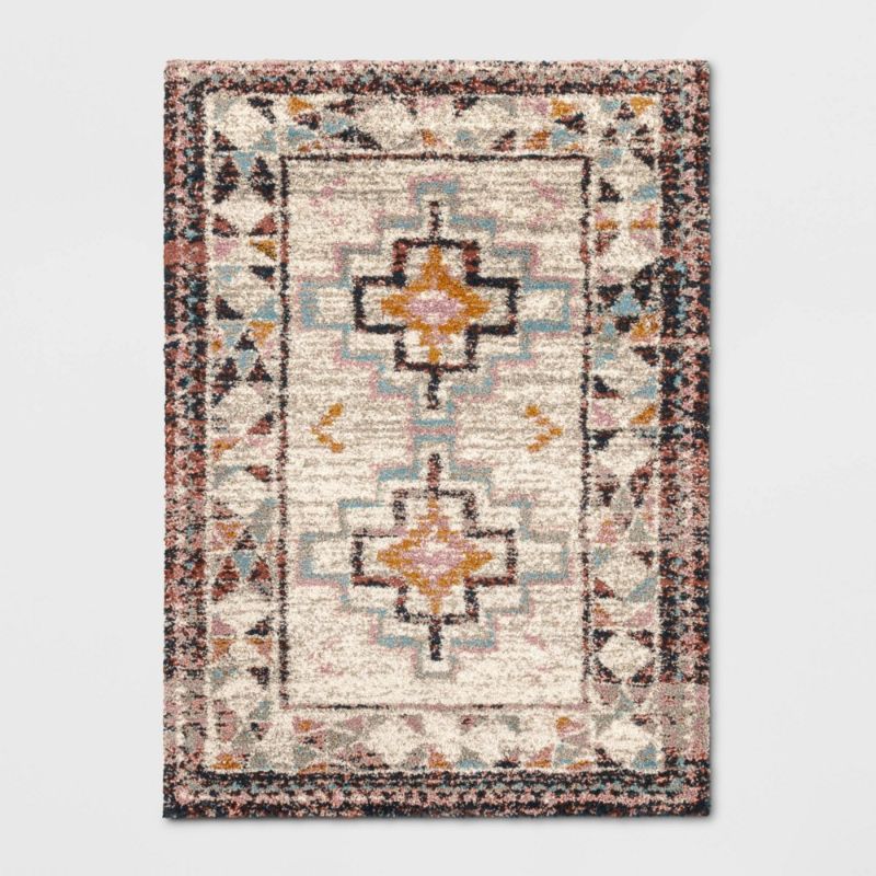 Photo 1 of 5'x7' Indoor Geometric Shag Woven Area Rug - Opalhouse™
