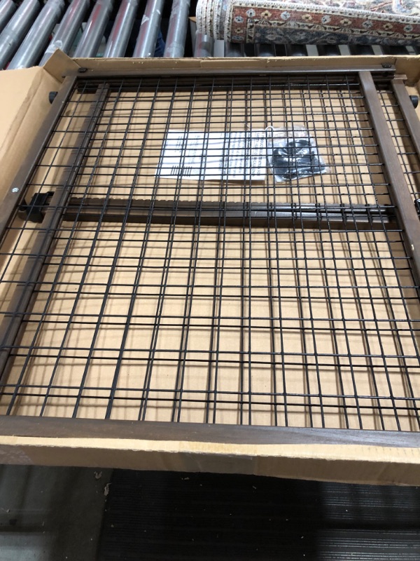 Photo 1 of Position & Lock Tall & Wide Baby Gate, Pressure-Mounted, Farmhouse Collection -2 x 31 x 32 inches
