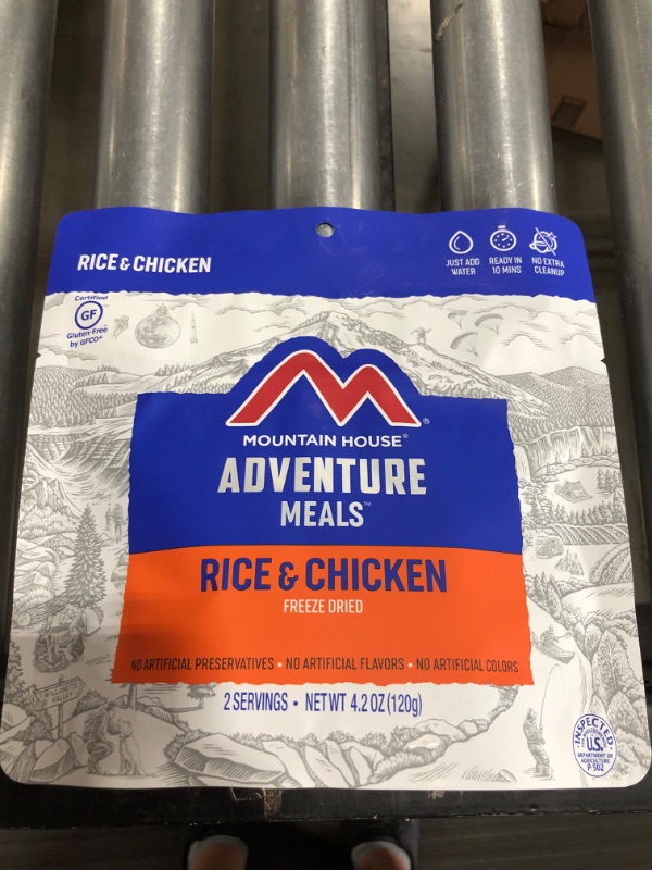 Photo 3 of BEST BY -Mountain House Rice & Chicken | Freeze Dried Backpacking & Camping Food | Survival & Emergency Food | Gluten-Free
