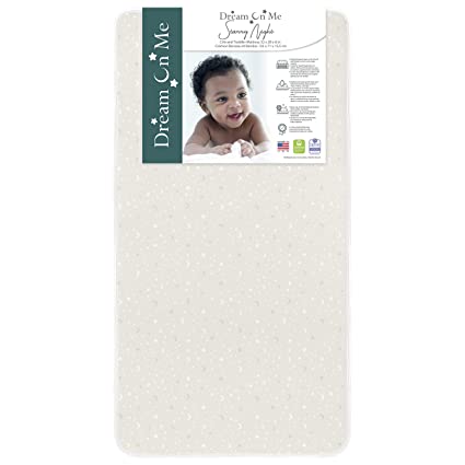 Photo 1 of Dream On Me Starry Night Crib and Toddler Mattress/Greenguard Gold Environment Safe Baby Mattress/JPMA Certified Infant Mattress/Waterproof Vinyl Cover/Maximum Support and Safety
