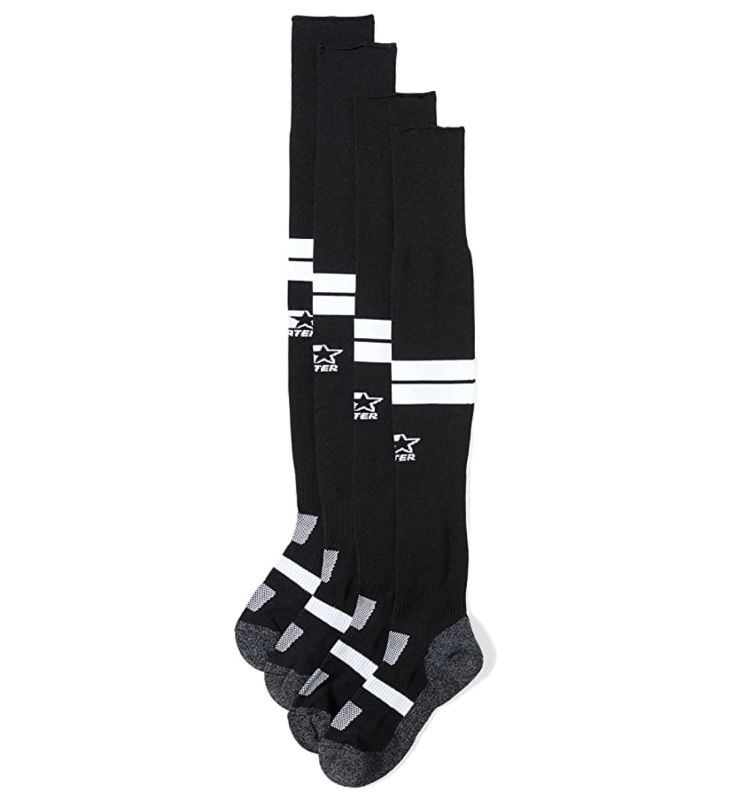 Photo 1 of Starter Unisex Knee High Tube Socks with White Stripes for Boys & Girl ( small)
