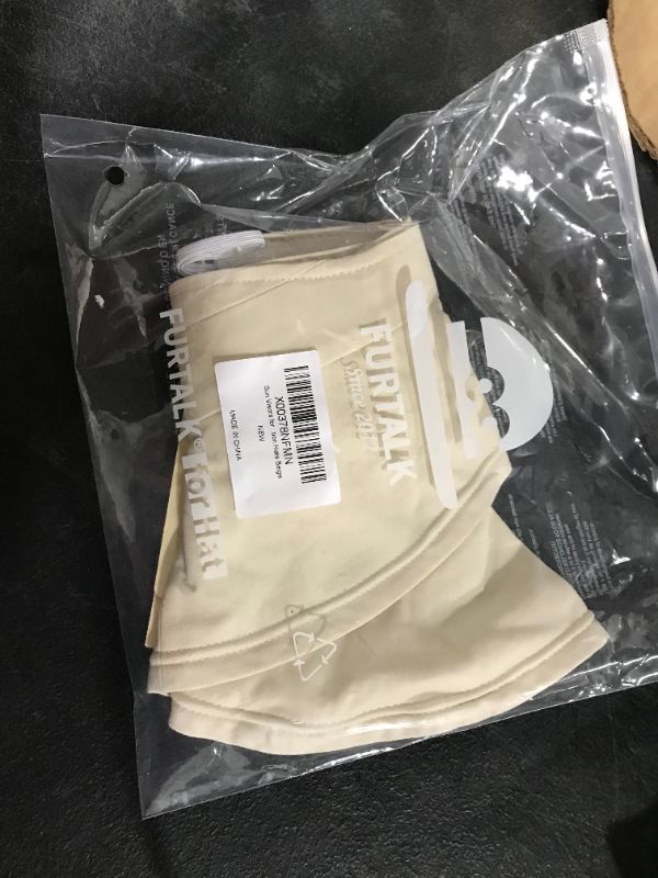 Photo 1 of Sun Visors for Women Summer Beach Sun hat Womens Packable Wide Brim Visor UPF 50+ Sun Protection Hats Light Khaki
