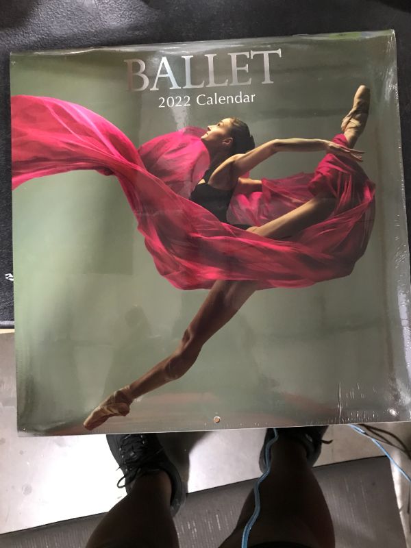 Photo 2 of 2022 Square Wall Calendar - Ballet , 12 x 12 Inch Monthly View, 16-Month, Lifestyle Theme, Includes 180 Reminder Stickers
