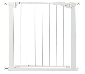 Photo 1 of KidCo Gateway Pressure Baby Gate, Pressure Plus Technology, Easy Installation, No Tools Required, Adjustable Width, White, 37 Inch (Pack of 1)
