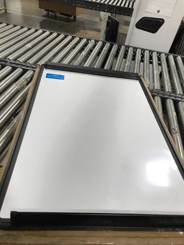 Photo 2 of DexBoard Dry Erase Easel 24" x 36"|Height Adjustable Magnetic White Board Easel with Tripod Stand. Office Presentation Board  **** SMALL AREA DAMAGED ON FRONT OF BOARD - SHOW IN PHOTOS BELOW ***

