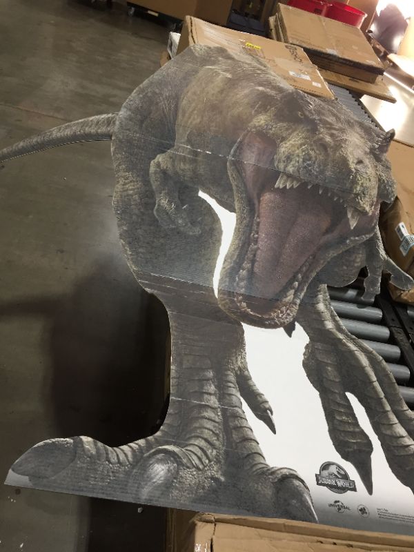 Photo 3 of Advanced Graphics T-Rex Life Size Cardboard Cutout Standup - Jurassic World (2015 Film)
