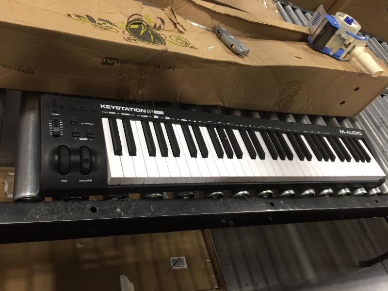 Photo 2 of M-Audio Keystation 61 MK3 - Semi Weighted 61 Key USB MIDI Keyboard Controller with Assignable Controls
