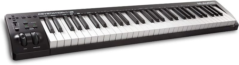 Photo 1 of M-Audio Keystation 61 MK3 - Semi Weighted 61 Key USB MIDI Keyboard Controller with Assignable Controls
