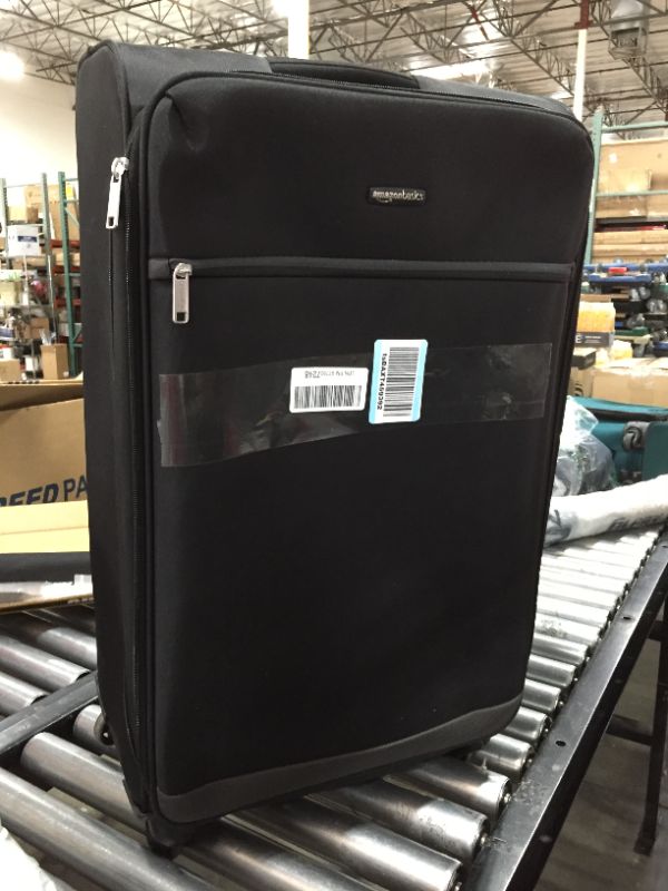 Photo 1 of Amazon Basics 74 cm Black Softsided Check-in Trolley
