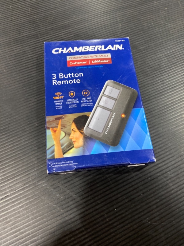 Photo 2 of Chamberlain 3-Button Garage Door Remote Control