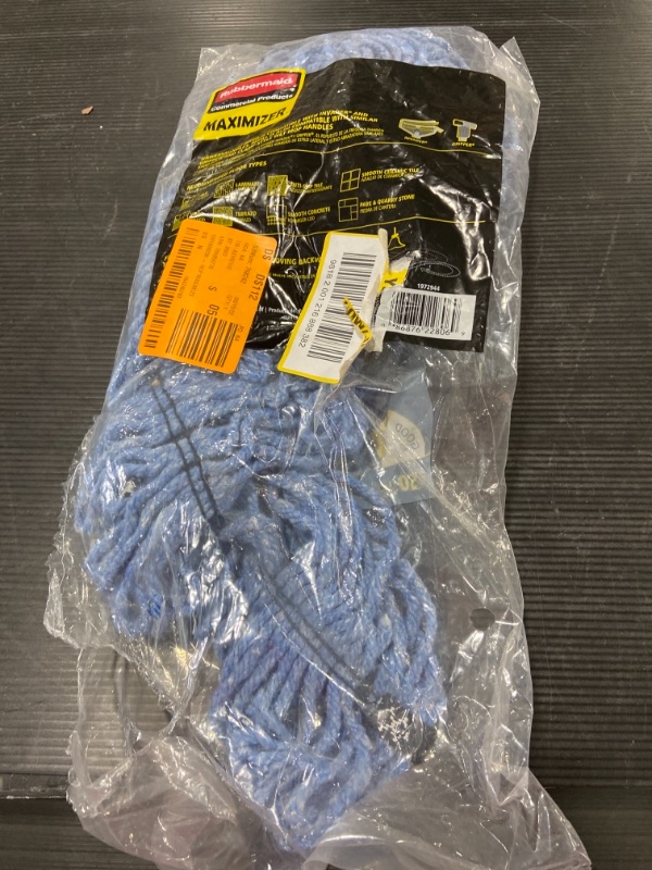 Photo 1 of Rubbermaid Commercial Products Maximizer #24 Blend Mop Head, Blue