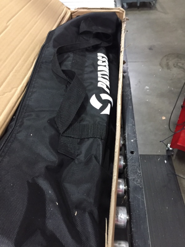 Photo 1 of Patiassy 17ft Portable Volleyball Badminton Net Set - Indoor Outdoor Adjustable Height Net with Poles, 4 Shuttlecocks, 4 Pickleballs and 1 Volleyball for Backyards Beach