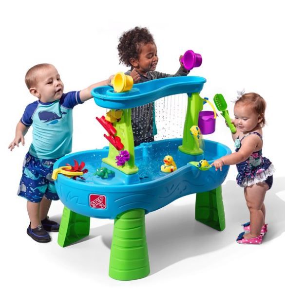 Photo 1 of Step2 Rain Showers Splash Pond Water Table | Kids Outdoor Playset