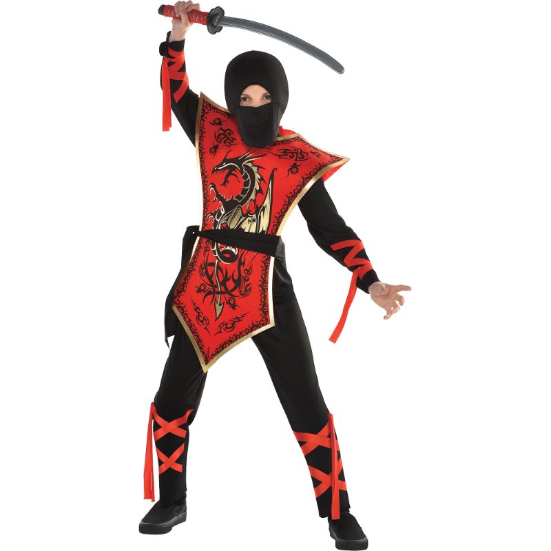 Photo 1 of Ninja Assassin Halloween Costume for Boys, Large