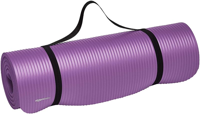 Photo 1 of Amazon Basics 1/2-Inch Extra Thick Exercise Yoga Mat
