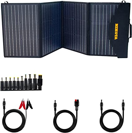 Photo 1 of Nikota 100 Watt Solar Panel Foldable Solar Panels Portable Solar Panel Charger Compatible with Jackery/Nikota Power Station
