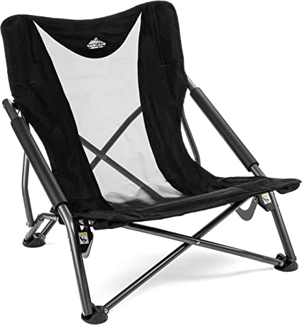 Photo 1 of Cascade Mountain Tech Camping Chair - Low Profile Folding Chair for Camping, Beach, Picnic, Barbeques, Sporting Event with Carry Bag
