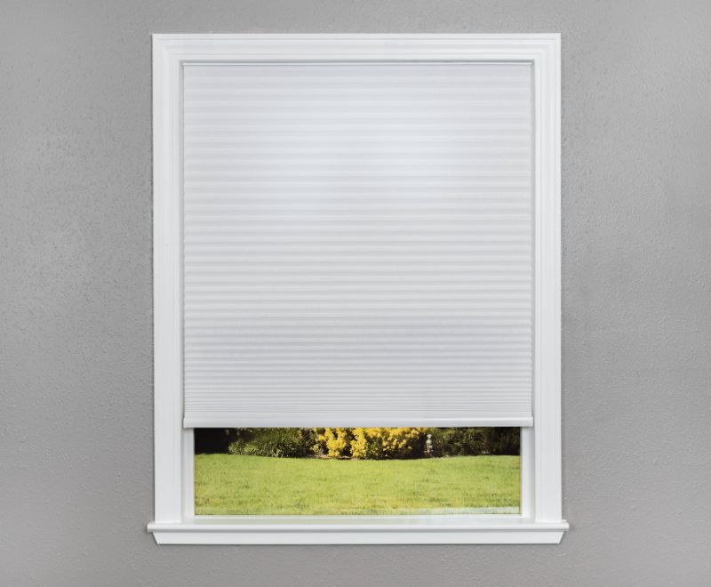 Photo 1 of 
Redi Shade Easy Lift Cut-to-Size White Cordless Light Filtering Cellular Fabric Shade 36 in. W X 64 in. L