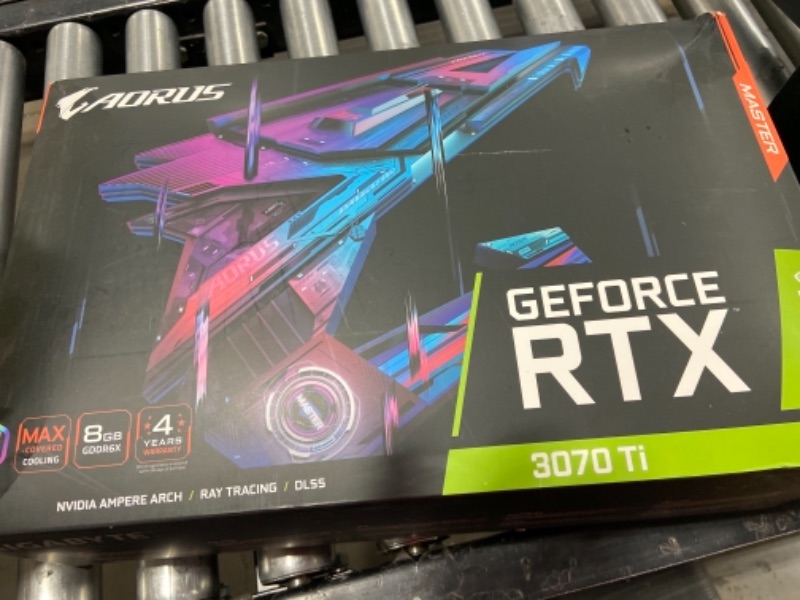 Photo 2 of GIGABYTE AORUS GeForce RTX 3070 Ti Master 8G Graphics Card GV-N307TAORUS M-8GD