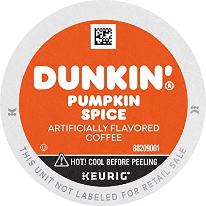 Photo 1 of 22 Keurig K-Cup Pods, Dunkin' Pumpkin Spice Flavored Coffee,  BB AUG 04 2021!
