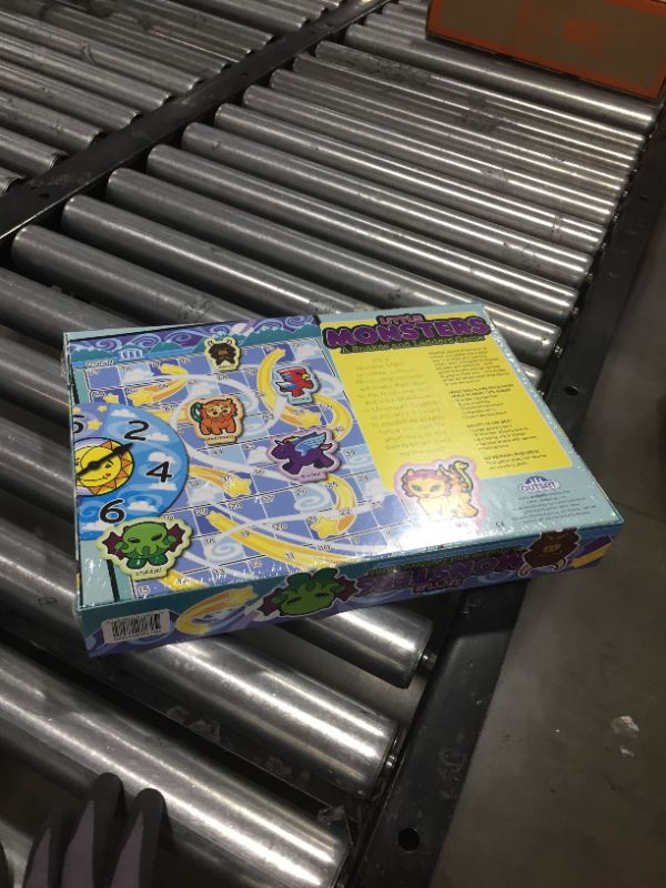 Photo 3 of Little Monsters – A Snakes and Ladders Game (AMAZON EXCLUSIVE) – No reading required – Preschool board game for ages 3 and up by Outset Media