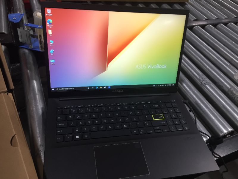 Photo 2 of ASUS VivoBook 15 S513 Thin and Light Laptop, 15.6” FHD Display, AMD Ryzen 7 5700U Processor, Radeon graphics, 8GB DDR4 RAM, 1TB PCIe SSD, Fingerprint, Windows 10 Home, Indie Black, S513UA-DS74