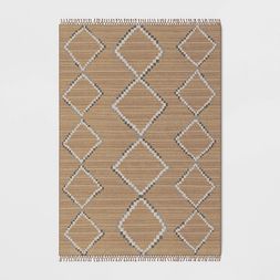 Photo 1 of 7' X 10' Soft Moroccan Tapestry Double Knot Fringe Outdoor Rug - Opalhouse™

