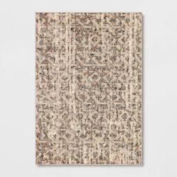 Photo 1 of 7'x10' Eliot Geo Area Rug Gray - Threshold™
